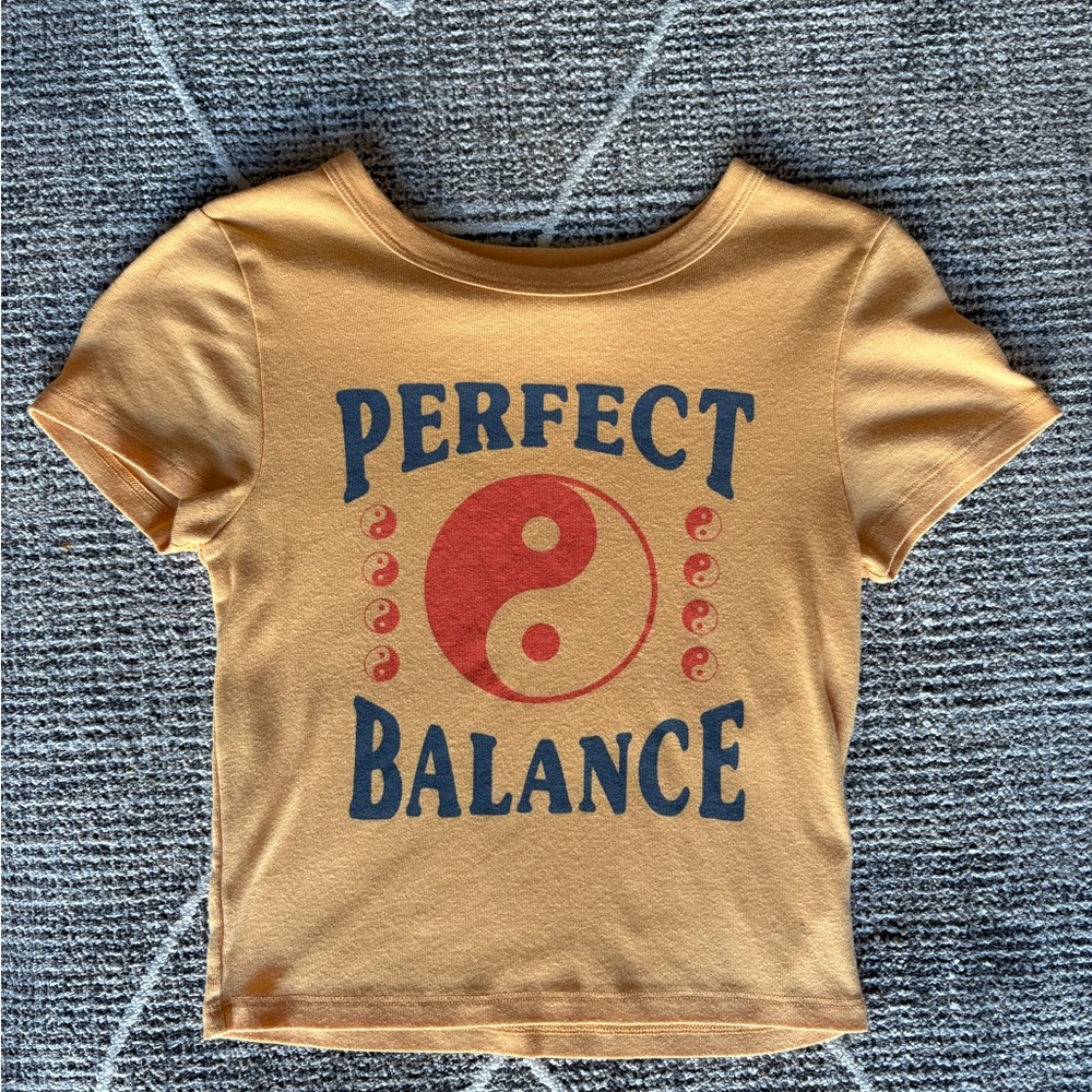 American Eagle Outfitters Perfect Balance Crop Tee